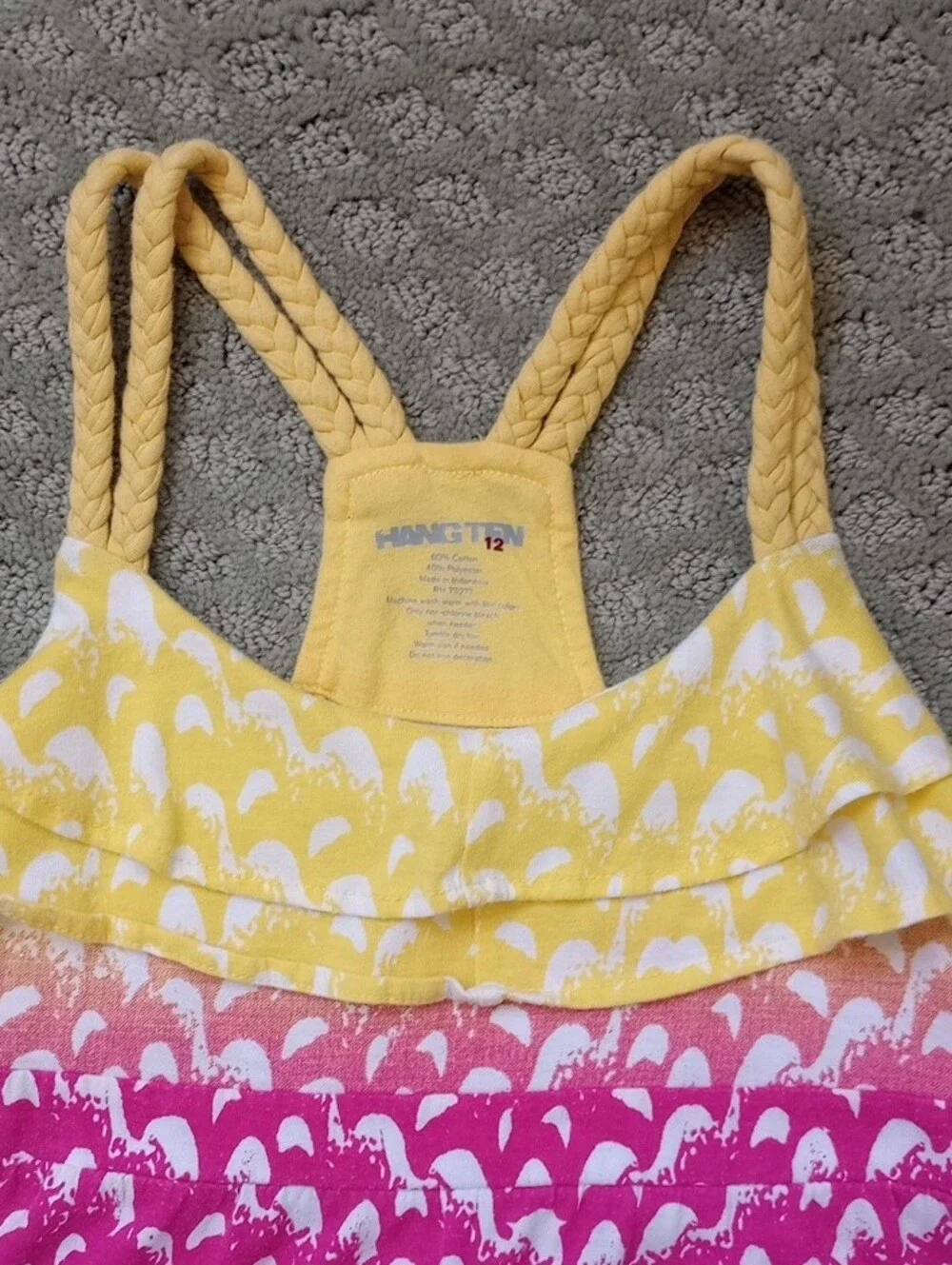 Hangten Girls Rainbow Ombre Dolphin Sundress